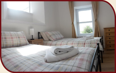 Twin Bedroom at Coach House Cottage